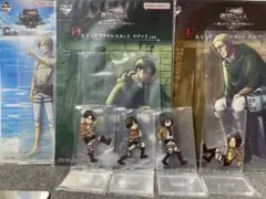 一番くじ 進撃の巨人 ～獣の巨人は俺が仕留める～C賞D賞Ｅ賞H賞４種