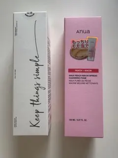 【新品未開封】 Anua クレンジングオイル &桃ナイアシンアミド洗顔フォーム