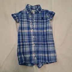 Ralph Lauren チェック柄ロンパース 6M