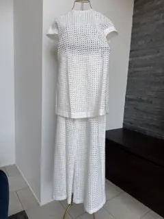 ジェイドット　カットワークレースパンツ