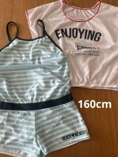 女の子　水着　セット　160
