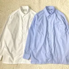 ユニクロ JW ANDERSON 長袖シャツ ブロード オーバーサイズ 2点