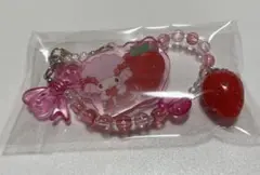 サンリオ　シークレットストラップ（いちご新聞50周年）　マイスウィートピアノ