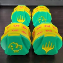MTG　FF　クリックホイール　ライフカウンター　チョコボバンドル　４個のサムネイル