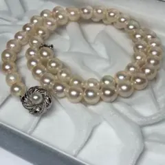 あこや真珠 本真珠 パール ネックレス 7.5〜7.8mm 41cm