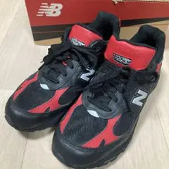 ニューバランス　MR993 LBR ブラック　レッド