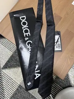 美品 D＆G ドルチェアンドガッパーナ ネクタイ シルク ストライプ