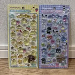 【正規品】　ポムポムプリン　はぴだんぶい　ボンボンドロップシール