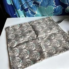 花柄エコバッグ グレー系