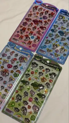 【正規品】うるちゅるパワーパフガールズ ポップシール 4枚セット