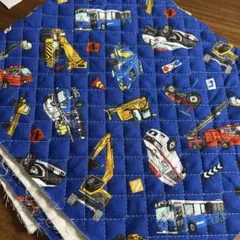 ハギレ☆車両・建設機械プリントキルティング生地