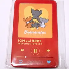 トムとジェリー　ミュージックプレイヤー缶バッジ　ミュージックプレーヤー　タフィー