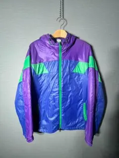 激レア 90s~00s ナイキ 白タグ ナイロンジャケット XL マルチカラー