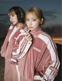 adidas フリースジャージ Lサイズ 黒 重盛さと美 メルカリ