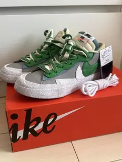 sacai × Nike Blazer Low Green UK6 25.0