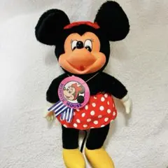 Disney ミニーマウス ヴィンテージ ぬいぐるみ 昭和 レトロ