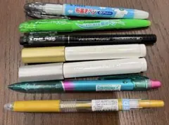 PILOT 文房具7点セットフリクション＋JuicePaint金銀 他