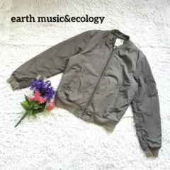 earth music&ecology 【MA 1】カーキアウター　ジャンバーS