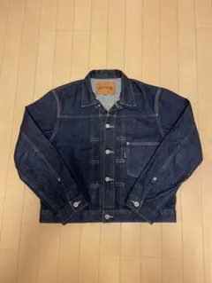 schott 1stデニムジャケット　tバック　ステンシル入り schott 1stデニムジャケット tバック ステンシル入り - メルカリ