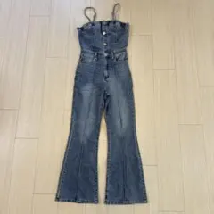 デニムオールインワン