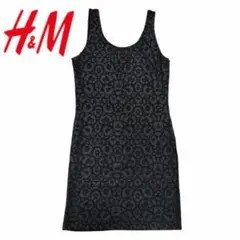【H&M】ブラック ノースリーブワンピース