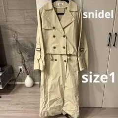 snidel ミントグリーン ロングコート ベルト付き - メルカリ
