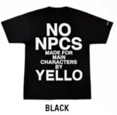 YELLO NO NPCS Tシャツ ブラック XXL