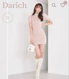 ☆Mai様専用☆ ダーリッチ　DDロゴタイトニットミニワンピース
