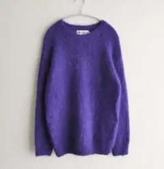 Harley of Scotland　モヘヤ クルーネックニット セーター