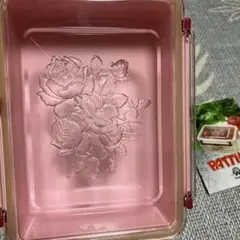 昭和レトロ　タッパー　弁当箱　容器　薔薇