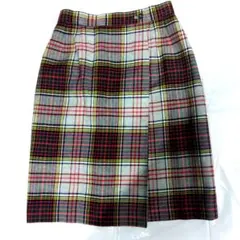 YORKLAND チェック柄プリーツスカートのサムネイル
