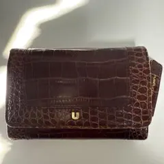 Ubyungaro 二つ折り財布 ダークブラウン