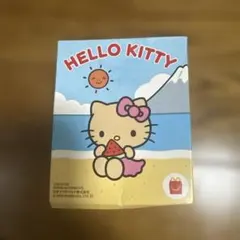 【未使用品】ハッピーセット　ハローキティ　サングラスカップ付きミニトレー