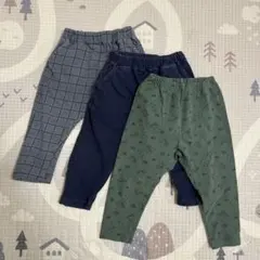 GU UNIQLOレギンスパンツ90cm3点セット