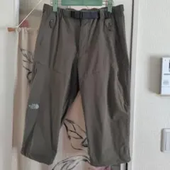 値下げ❗️ノースフェイスのカーキ色 クロップドパンツ サイズМ