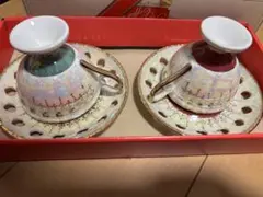 新品❣️ミズノ陶器　昭和レトロ　カップ　ソーサー　2客セット
