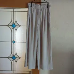 レディースワイドパンツ ゴムウエストパンツ