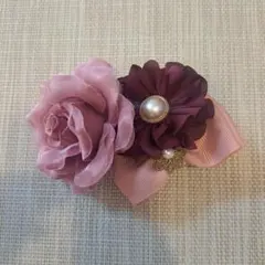 花飾り ヘアクリップ エレガント