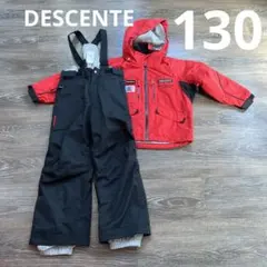 DESCENTE デサント スキーウェア 130 子供 ウェア 手袋つき - メルカリ