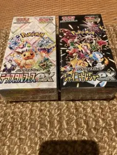 【シュリンク付】テラスタルフェスex＆シャイニートレジャーex各1BOX