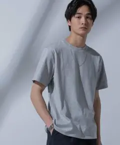 新品Anti Soaked(R) 汗染み防止 クルーネックTシャツ　グレー L