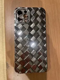 iPhone12pro用メタリックケースとストラップ3点セット