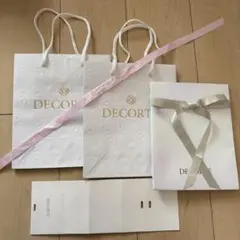 DECORTE エンボスショップ袋