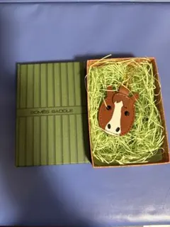 砂川ファクトリー　ソメスサドル　競馬　アッシュゴールド　キーホルダー