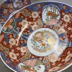 三洋陶器 龍峯窯 金彩獅子赤絵 中皿 6枚セット - メルカリ