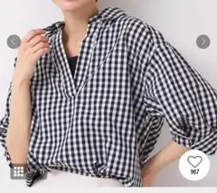 デッサン 洗えるスキッパーシャツ