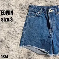 EDWIN エドウィン 【美品】 デニムショートパンツ ブルー S 1634