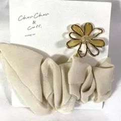 ヘアカフ　ポニーフック　ヘアアクセサリー　シュシュ　セット　ヘアアレンジ　新品