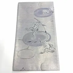 専用帯8893 ●高級 正絹 紗 夏帯 名古屋仕立て 名古屋帯 犬 専用帯8893 ○高級 正絹 紗 夏帯 名古屋仕立て 名古屋帯 犬 - メルカリ