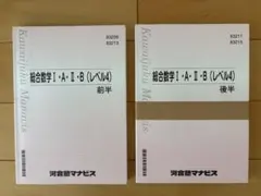 河合塾マナビス 総合数学ⅠA・ⅡB(レベル6)理系 前半後半 - メルカリ